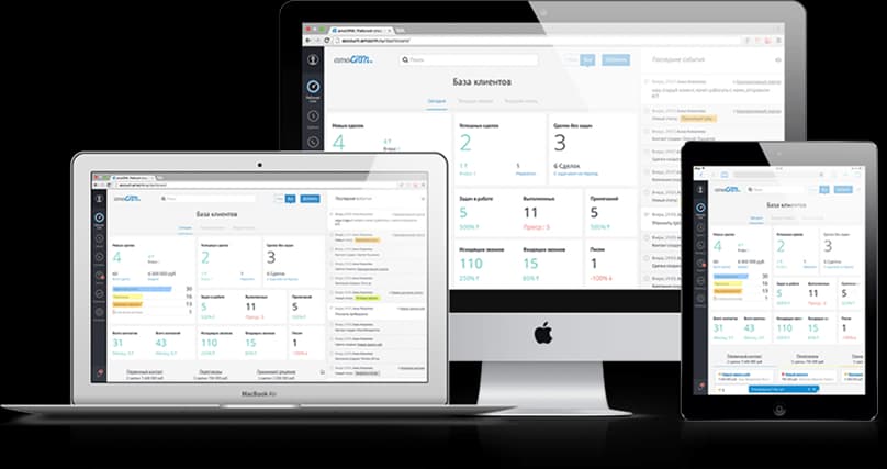 amoCRM объединяет все обращения из разных каналов в единую воронку